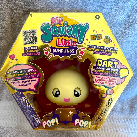 New - My Squishy Little Golden Dumpling - Dart (Gold) - Collectible - Picture 5 of 7
